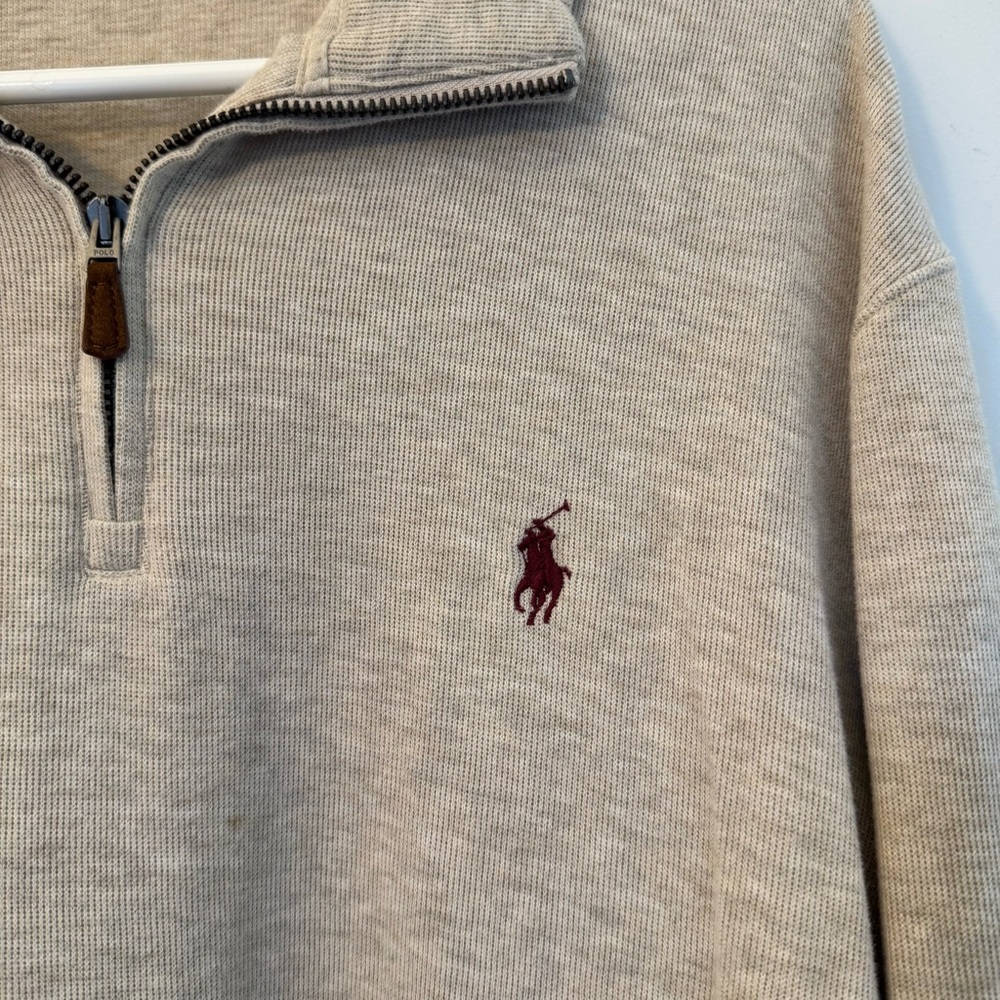 Ralph Lauren Beige Estate Rib Sweater - Picture 4 of 6